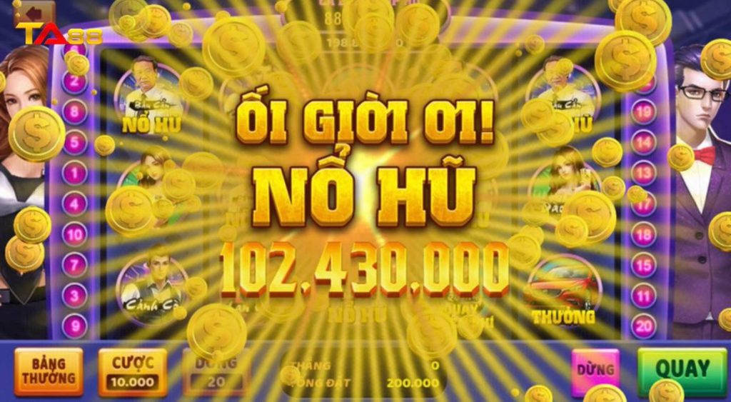 Tổng hợp những tựa game nổ hũ được yêu thích nhất tại Ta88